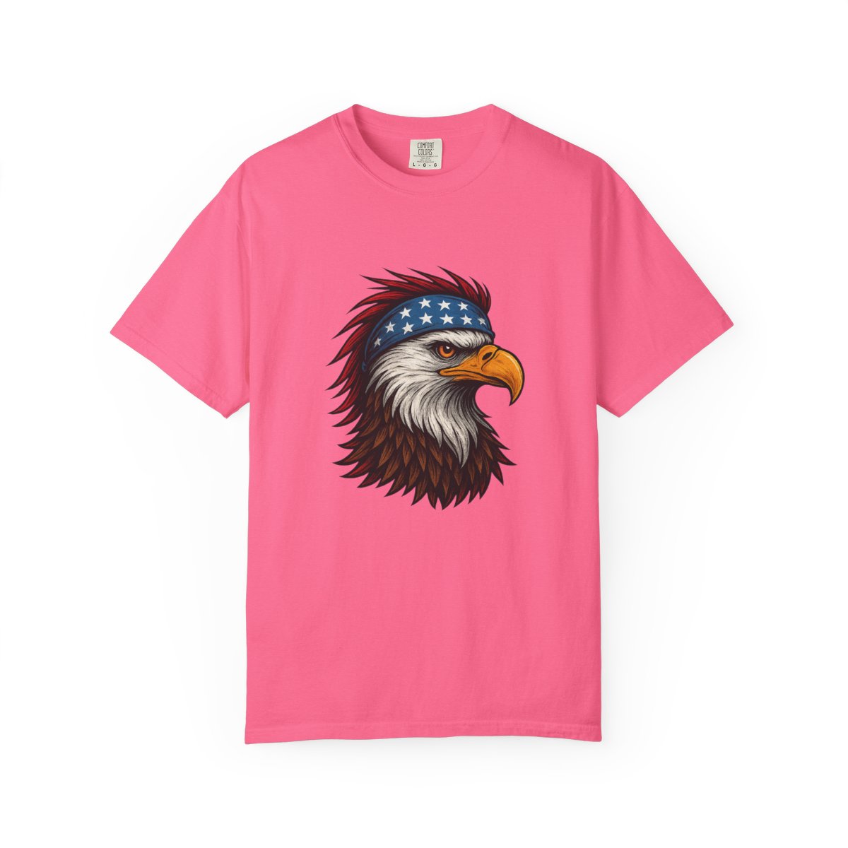 Majestic Bald Eagle 4th of July Patriotic T-Shirt - alternate angle 5, merchandise