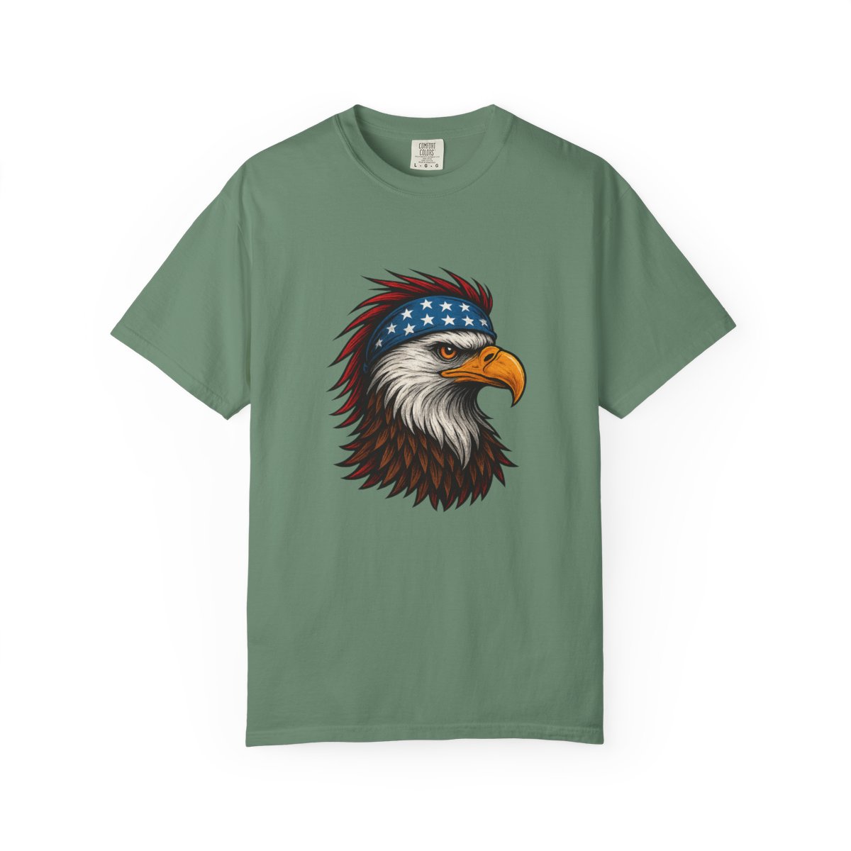 Majestic Bald Eagle 4th of July Patriotic T-Shirt - alternate angle 4, merchandise