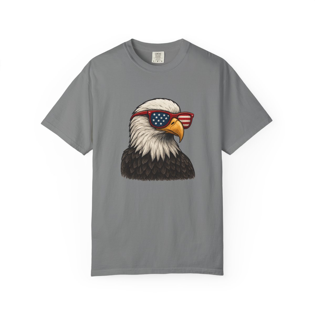 Freedom Bald Eagle Patriotic Sport T-Shirt - alternate angle 4, merchandise