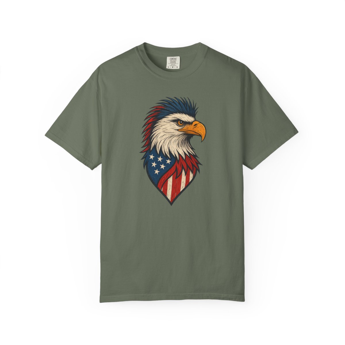 USA Independence Day Eagle Patriotic T-Shirt - alternate angle 5, merchandise