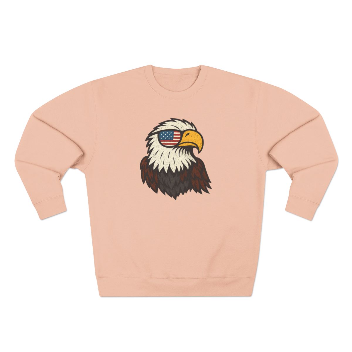 America's Birthday Bald Eagle Patriotic Sweatshirt - alternate angle 4, merchandise
