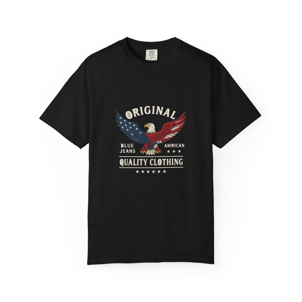Blue Jeans Bald Eagle Patriotic T-Shirt