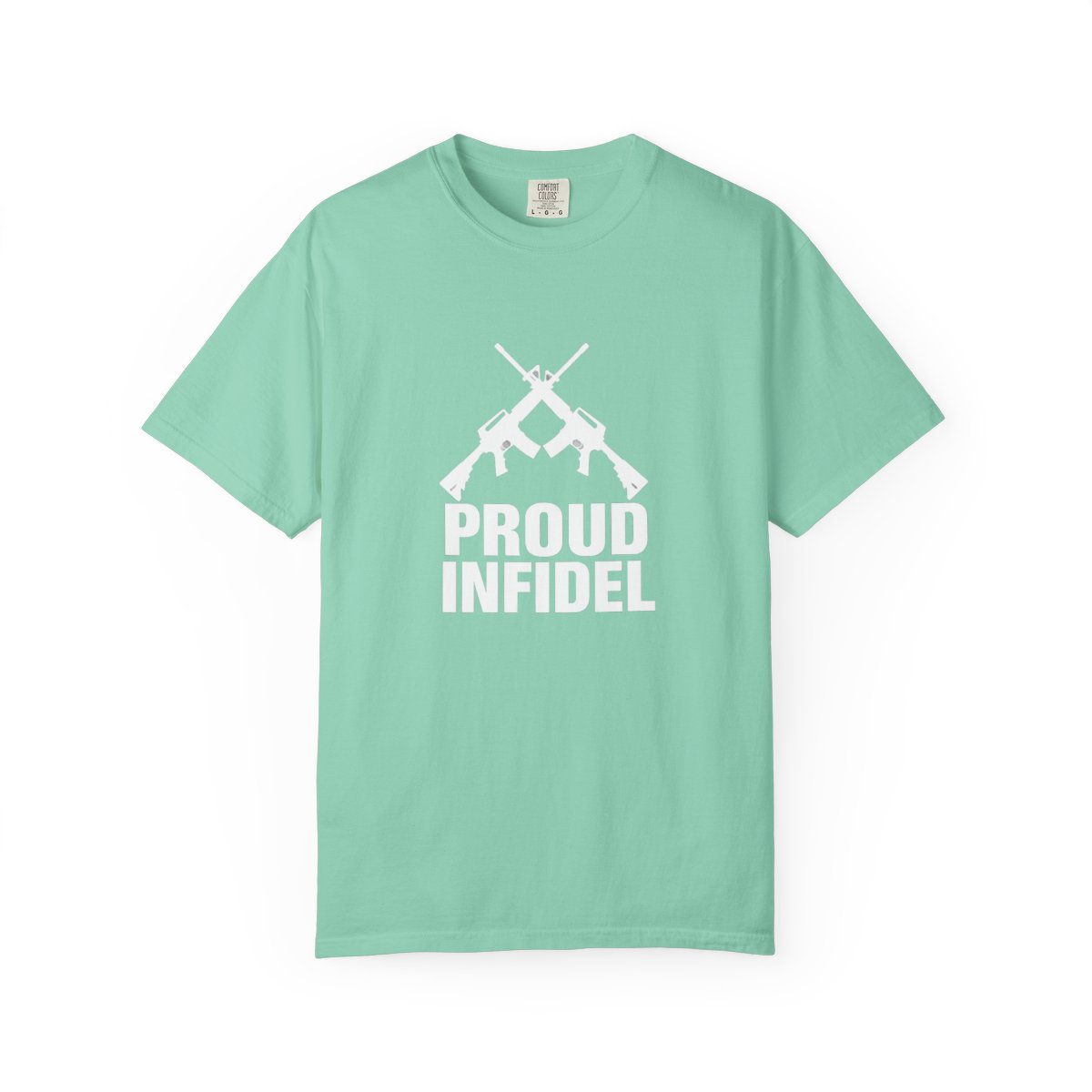 Bold Anti-Terrorism Protest Statement T-Shirt - alternate angle 4, merchandise