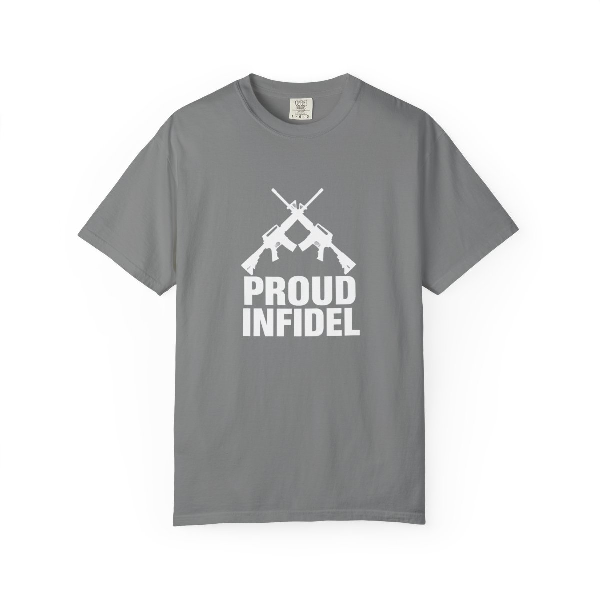 Bold Anti-Terrorism Protest Statement T-Shirt - alternate angle 2, merchandise