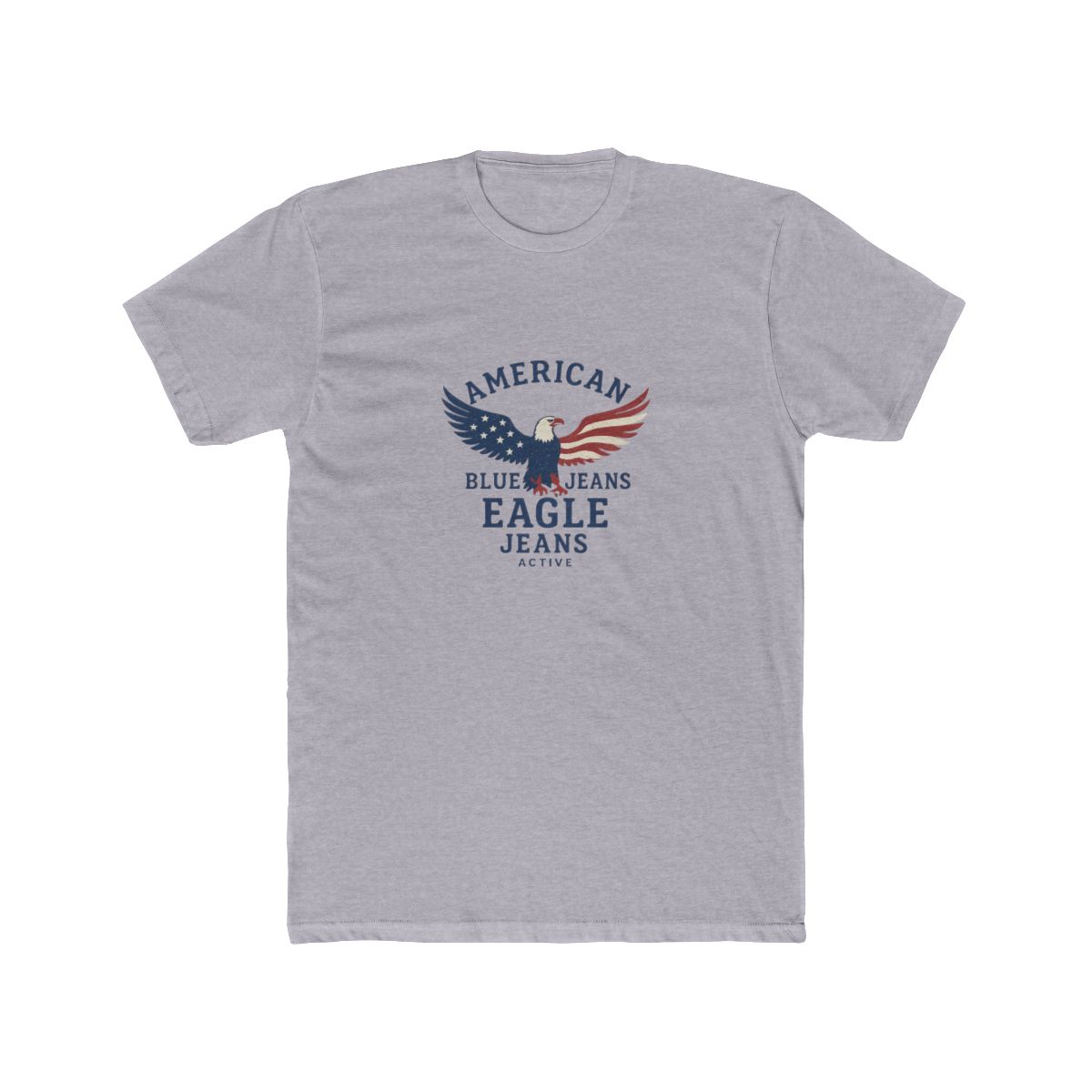 Patriotic Blue Jeans Eagle T-Shirt - alternate angle 4, merchandise
