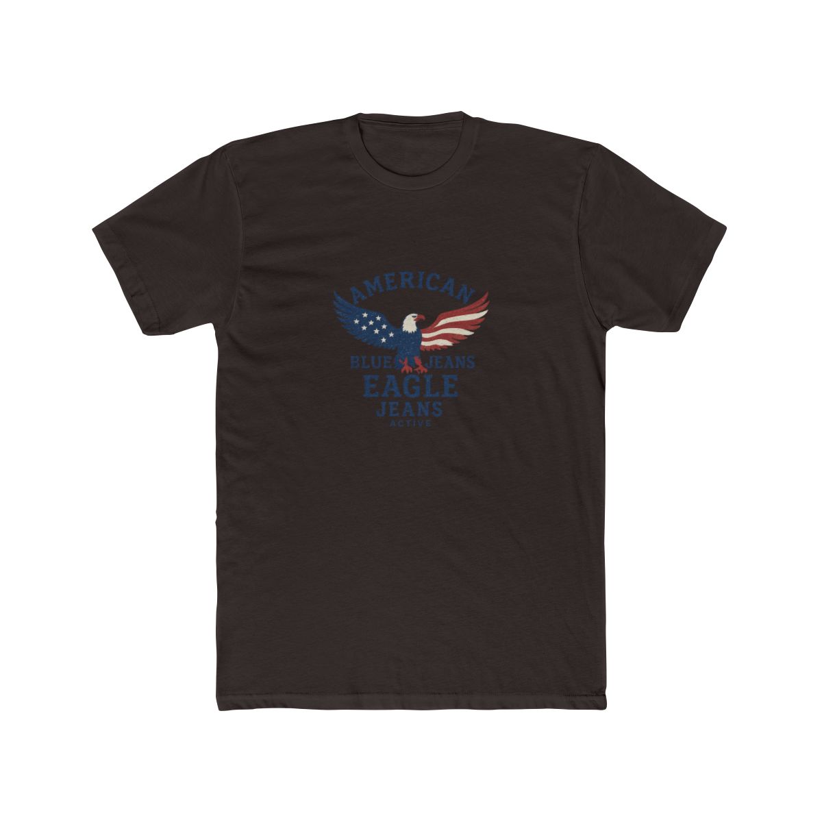 Patriotic Blue Jeans Eagle T-Shirt - alternate angle 2, merchandise