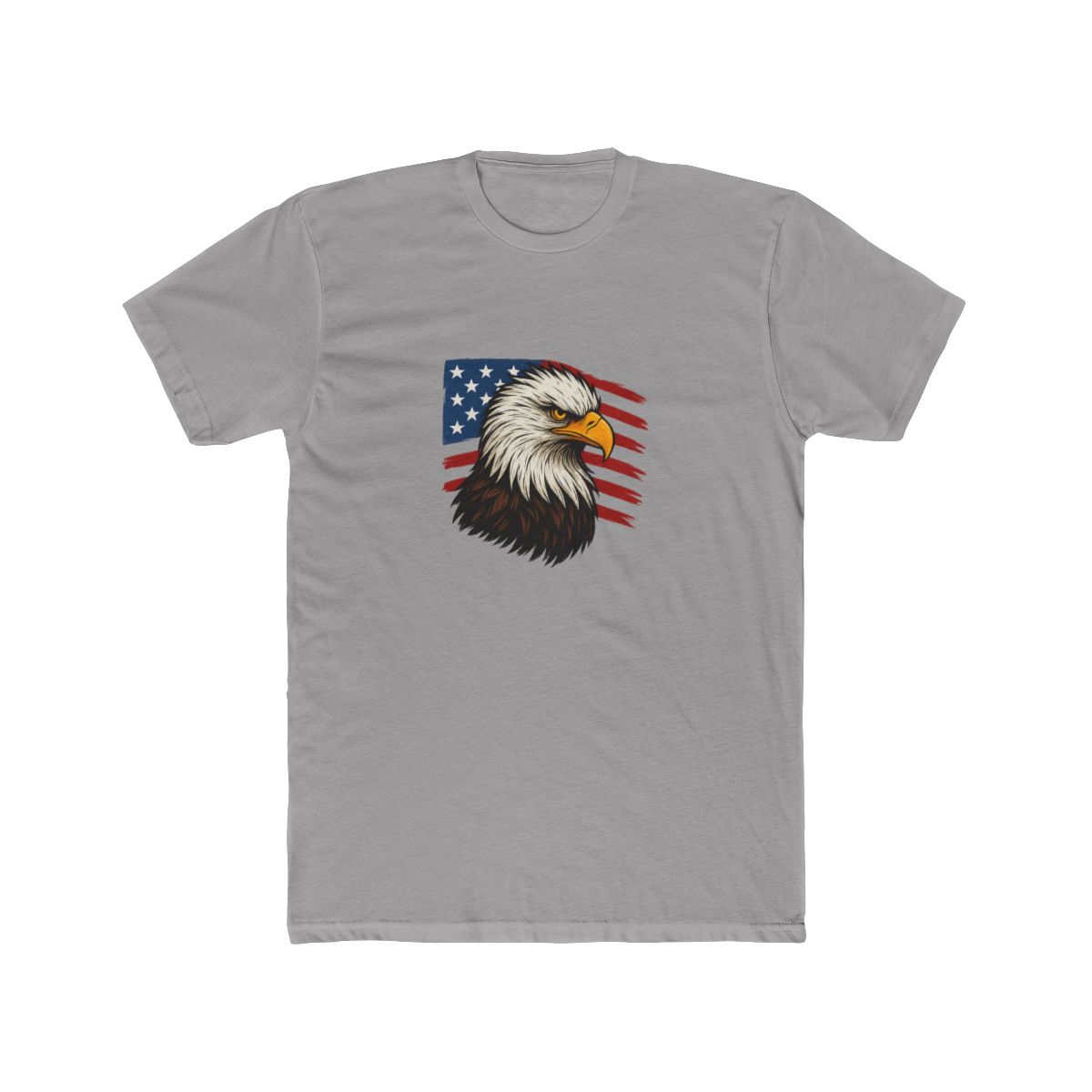 Patriotic Bald Eagle Freedom USA T-Shirt - alternate angle 2, merchandise