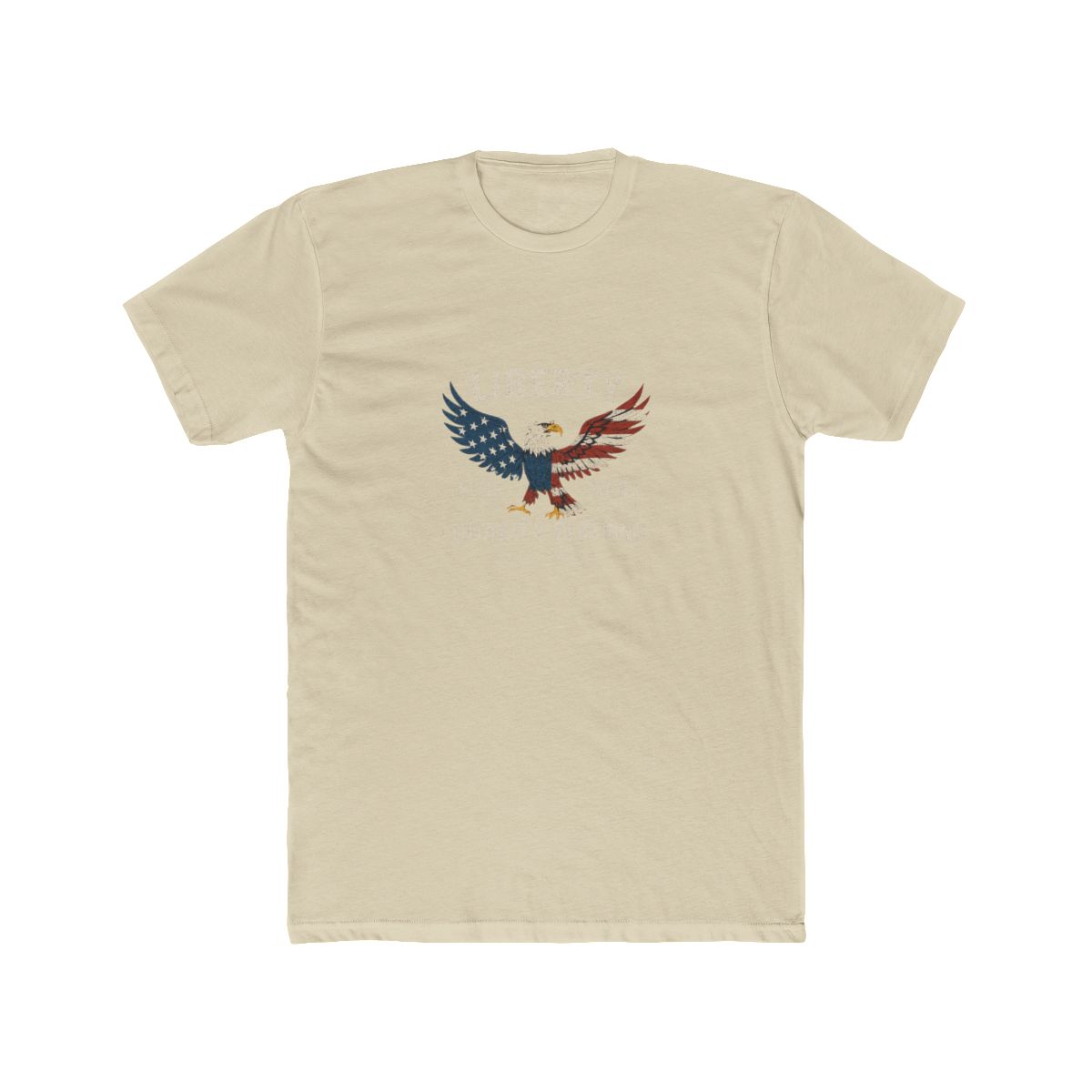 Blue Jeans Bald Eagle Patriotic T-Shirt - alternate angle 4, merchandise