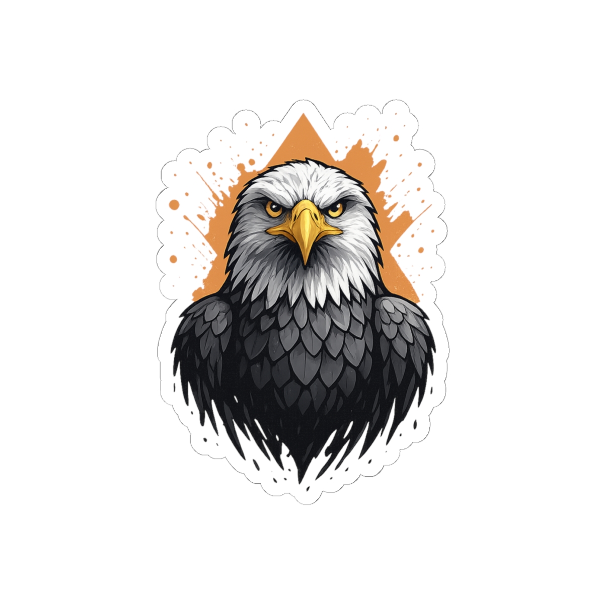 Bold Patriotic Eagle Freedom Vinyl Sticker