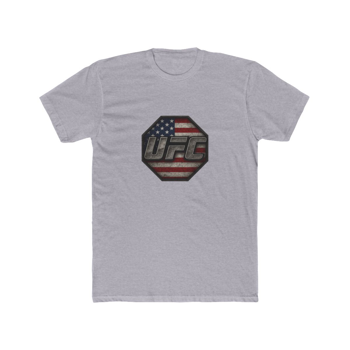 Bold 3D UFC USA Flag Patriotic T-Shirt - alternate angle 5, merchandise