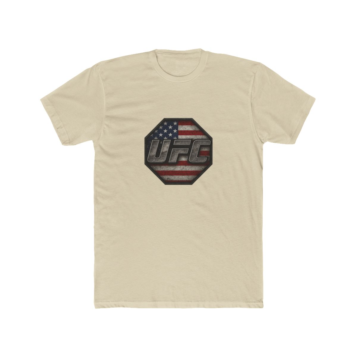 Bold 3D UFC USA Flag Patriotic T-Shirt - alternate angle 4, merchandise
