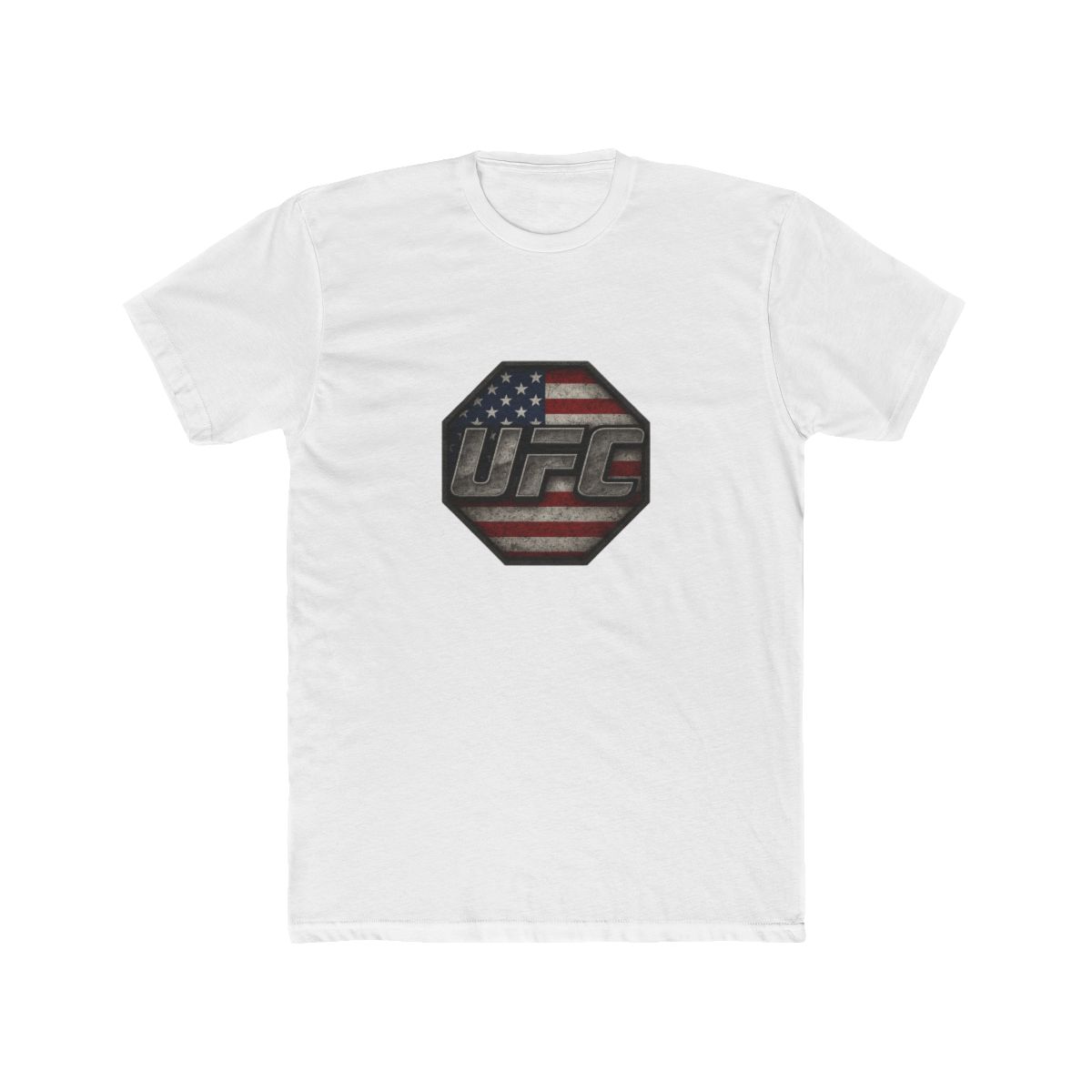 Bold 3D UFC USA Flag Patriotic T-Shirt