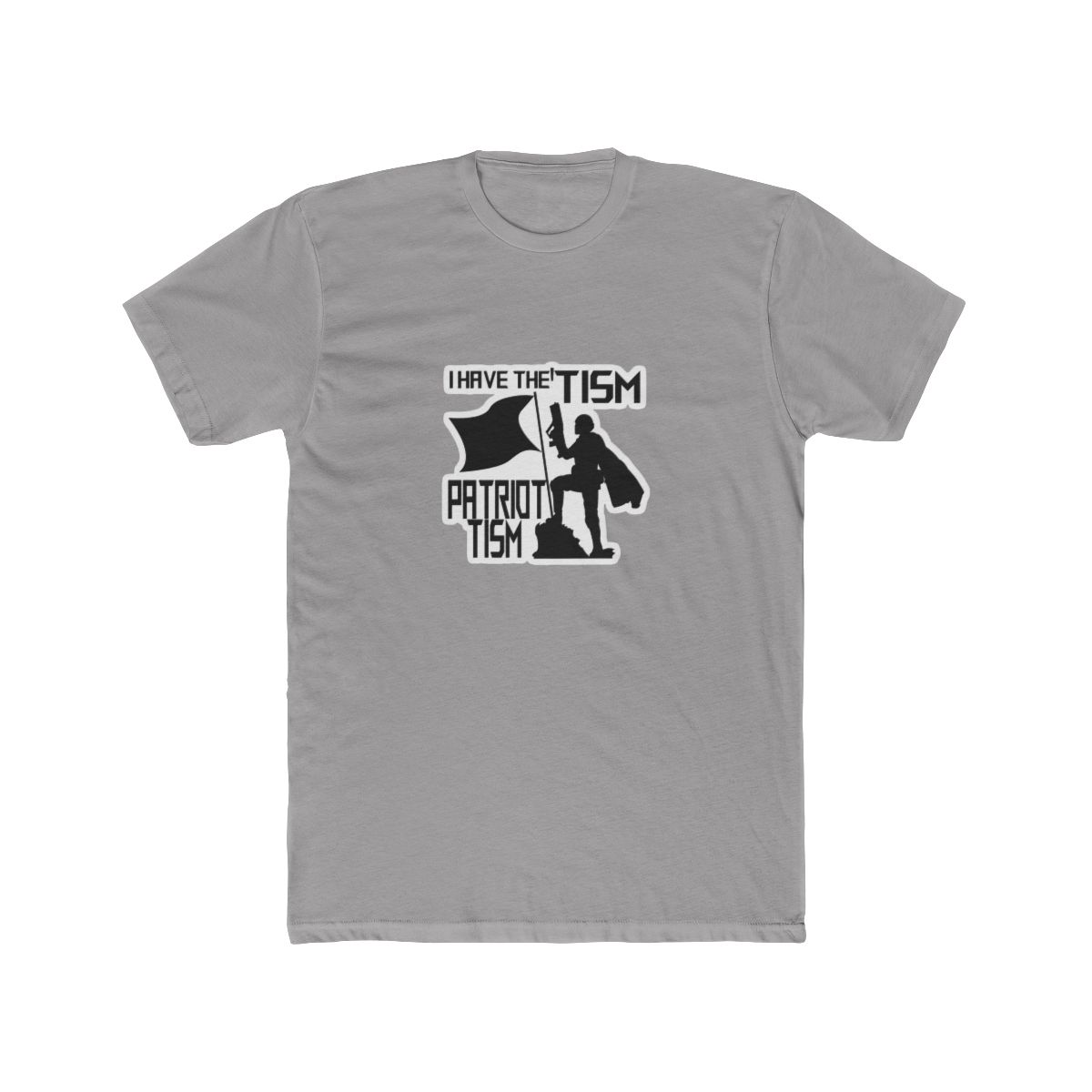 Patriotism in Black Bold Statement T Shirt - Proud Patriot Gift