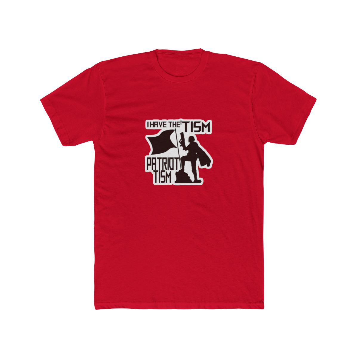 Patriotism in Black Bold Statement T Shirt - Proud Patriot Gift