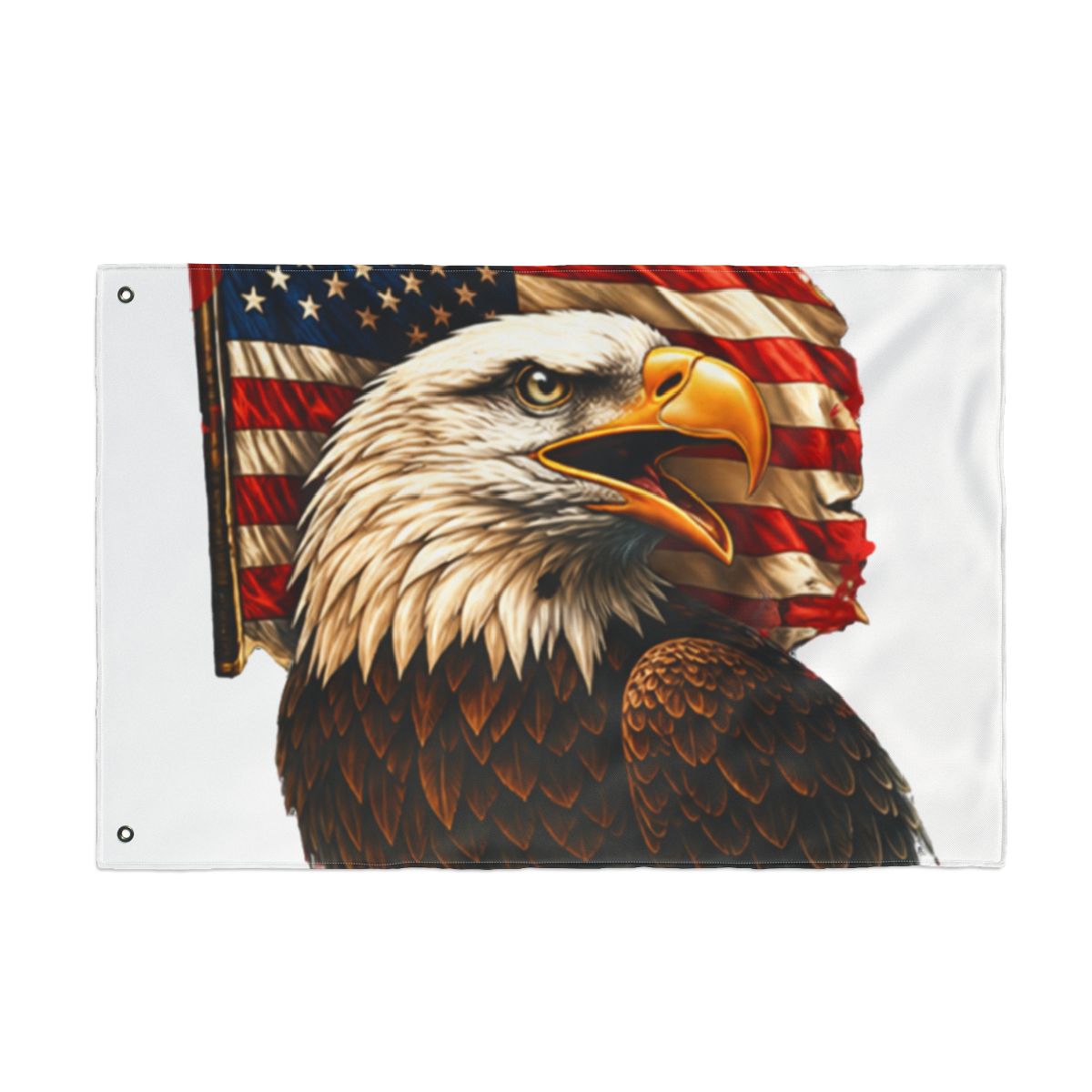 Patriotic Eagle AirPods Case, American Flag Art AirPods Pro Eco Leather, Bald Eagle USA Cover for AirPods 2 3 4 Pro/Pro 2 - alternate angle 2, merchandise