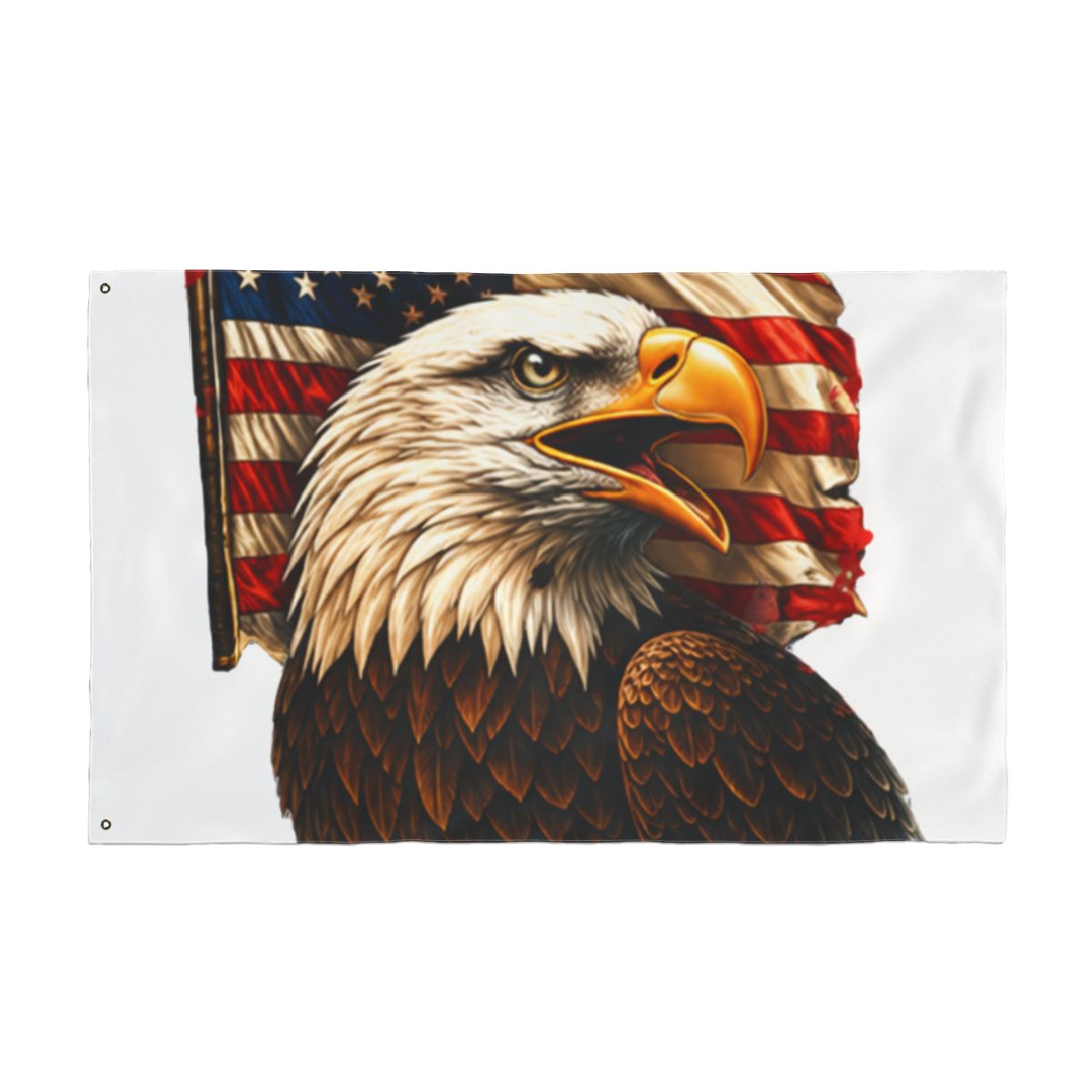 Patriotic Eagle AirPods Case, American Flag Art AirPods Pro Eco Leather, Bald Eagle USA Cover for AirPods 2 3 4 Pro/Pro 2 - alternate angle 4, merchandise