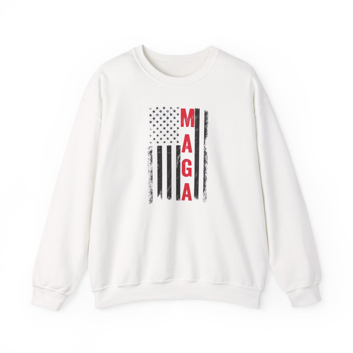 MAGA Distressed Flag Sweatshirt