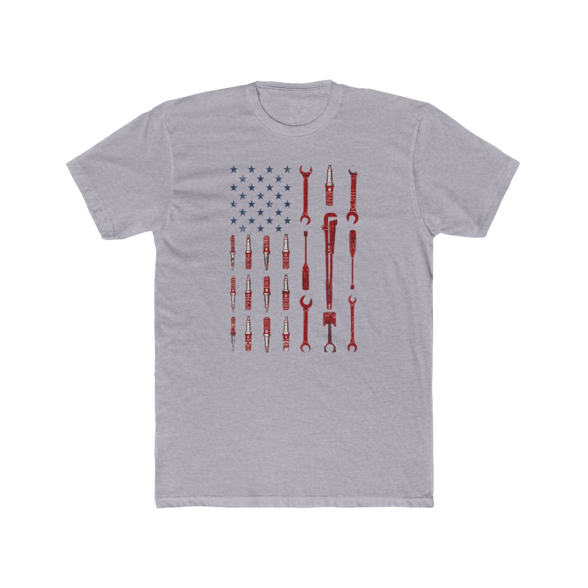 The Official Mechanic USA Flag T Shirt - alternate angle 3, merchandise