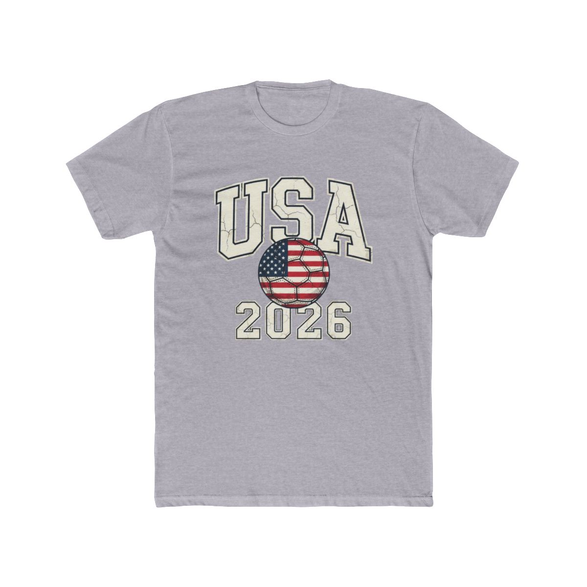 Vintage USA Soccer Ball American World Cup 2026 T Shirt - alternate angle 3, merchandise