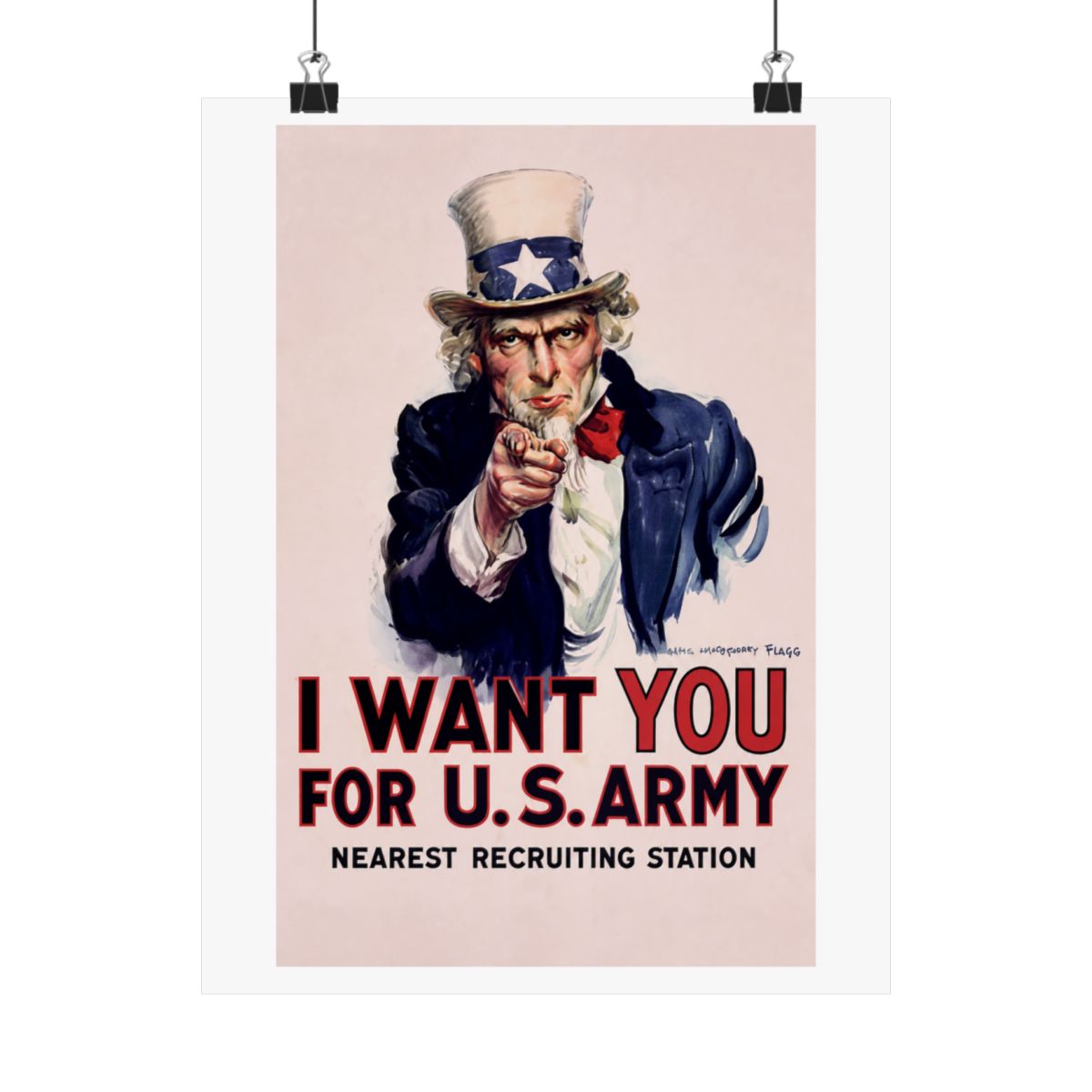Uncle Sam Recruitment Poster - alternate angle 4, merchandise
