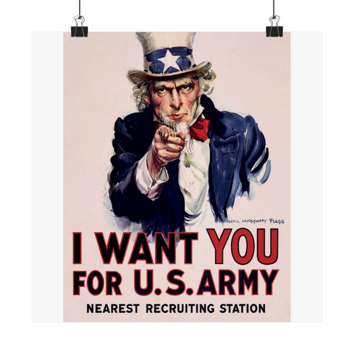 Uncle Sam Recruitment Poster