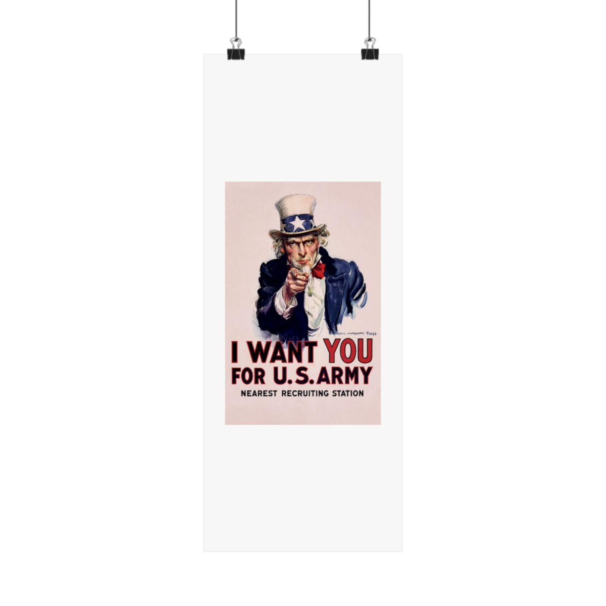 Uncle Sam Recruitment Poster - alternate angle 2, merchandise