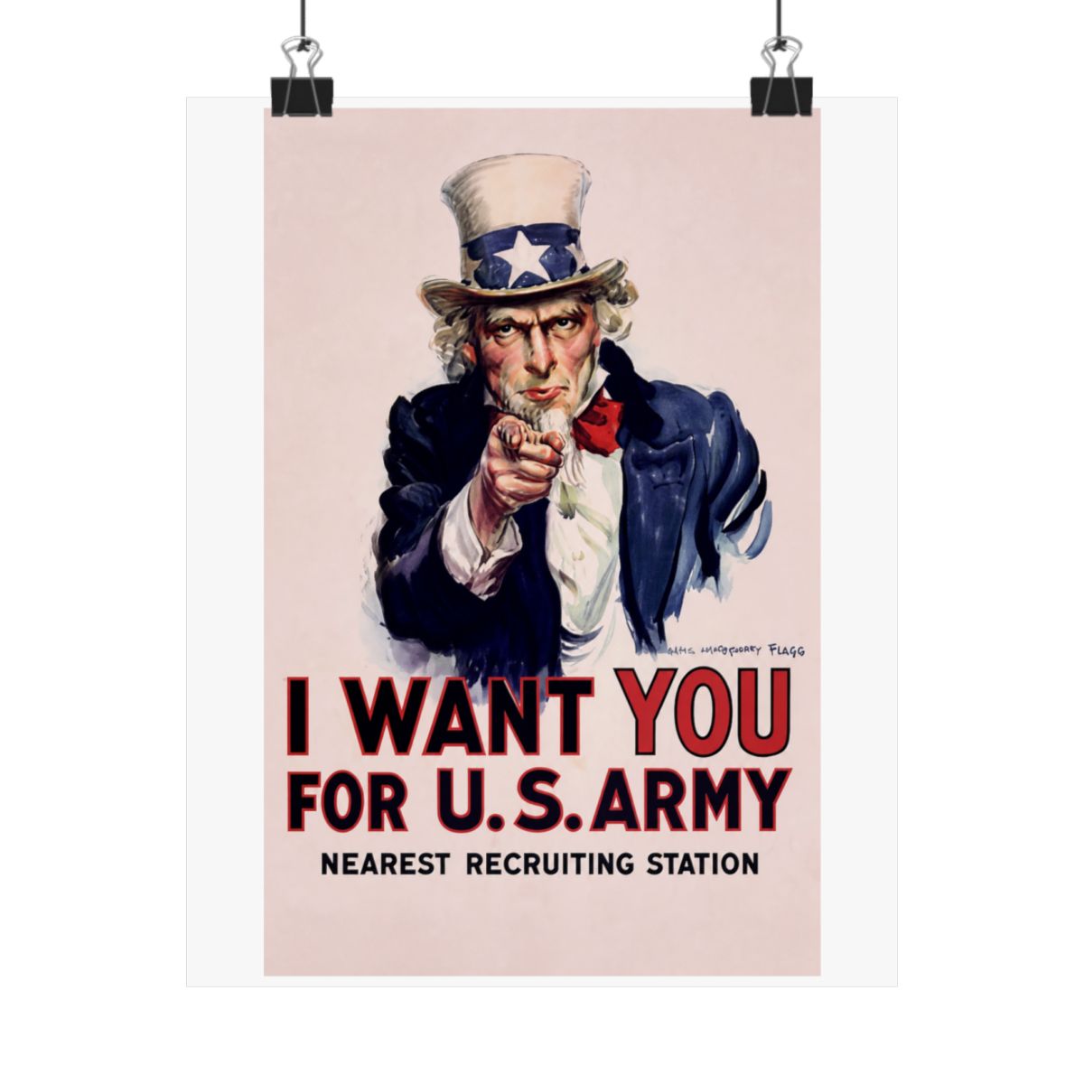 Uncle Sam Recruitment Poster - Official Posters merchandise